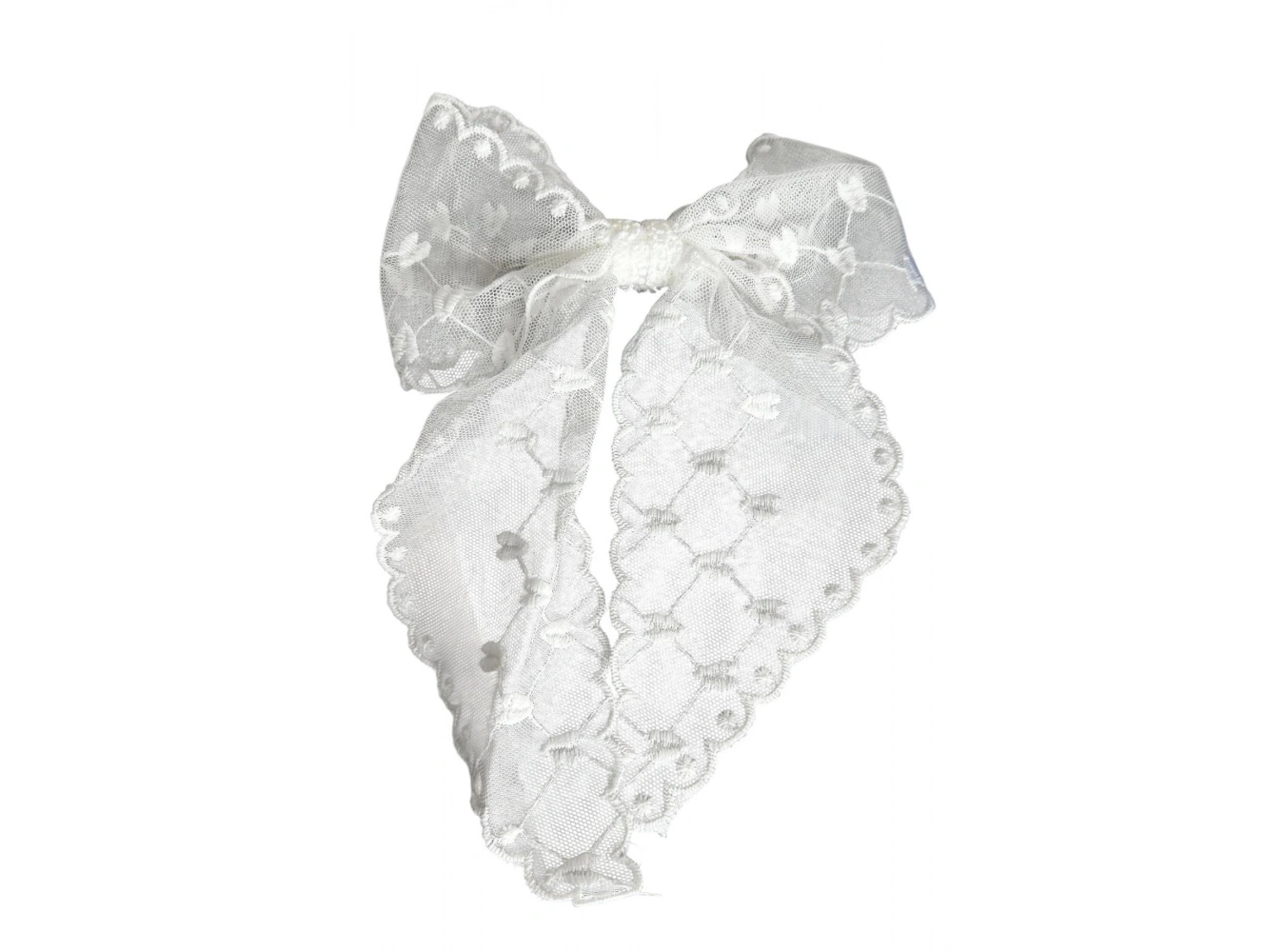 Krem Renk Kurdele Figürlü Otomat Toka