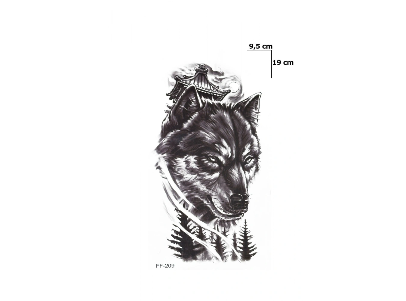 Kurt Dövme Geçici Tattoo
