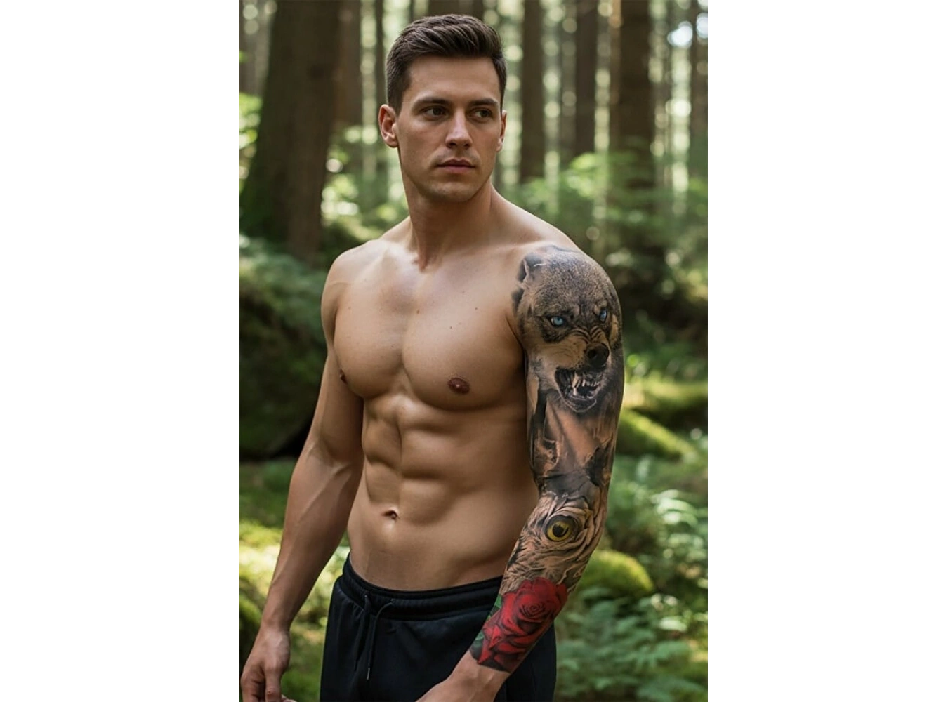 Kurt Kol Dövme Geçici Tattoo