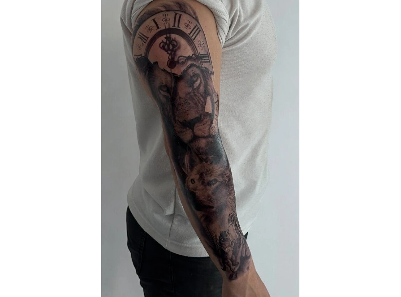 Kurt Saat Dövme Geçici Tattoo
