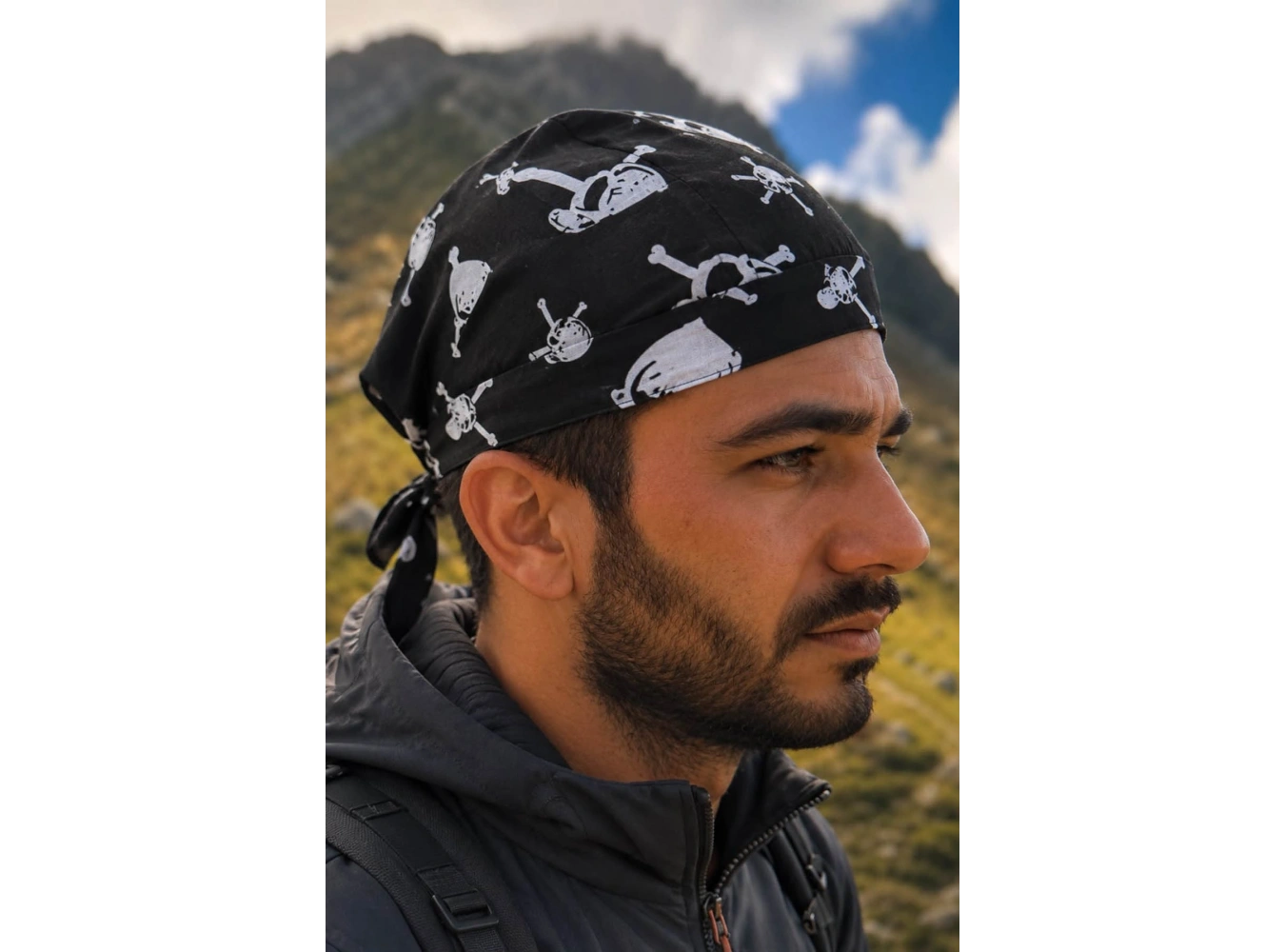 Kuru Kafa  Desenli  Bandana