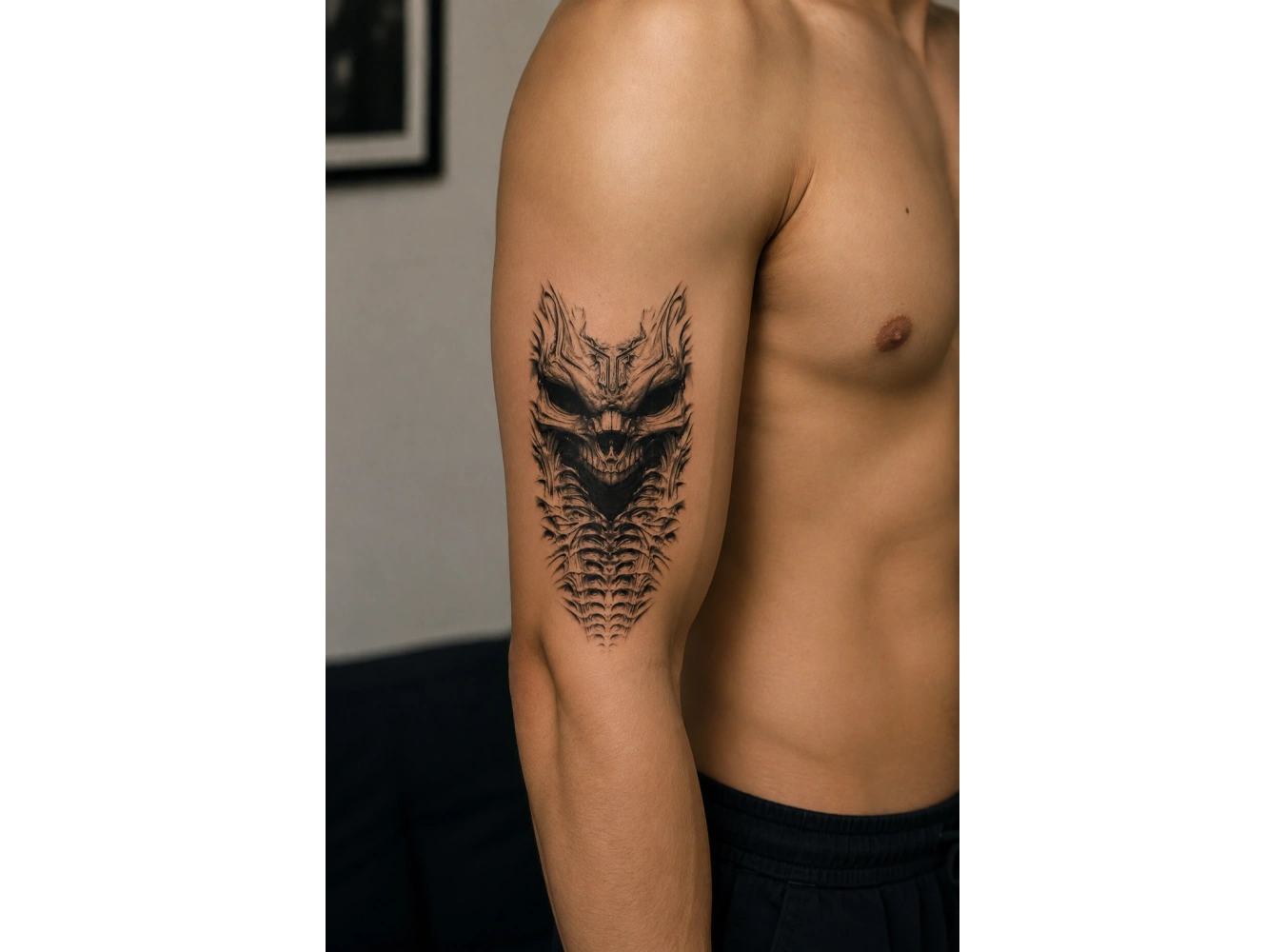 Kurukafa Geçici Dövme Tattoo