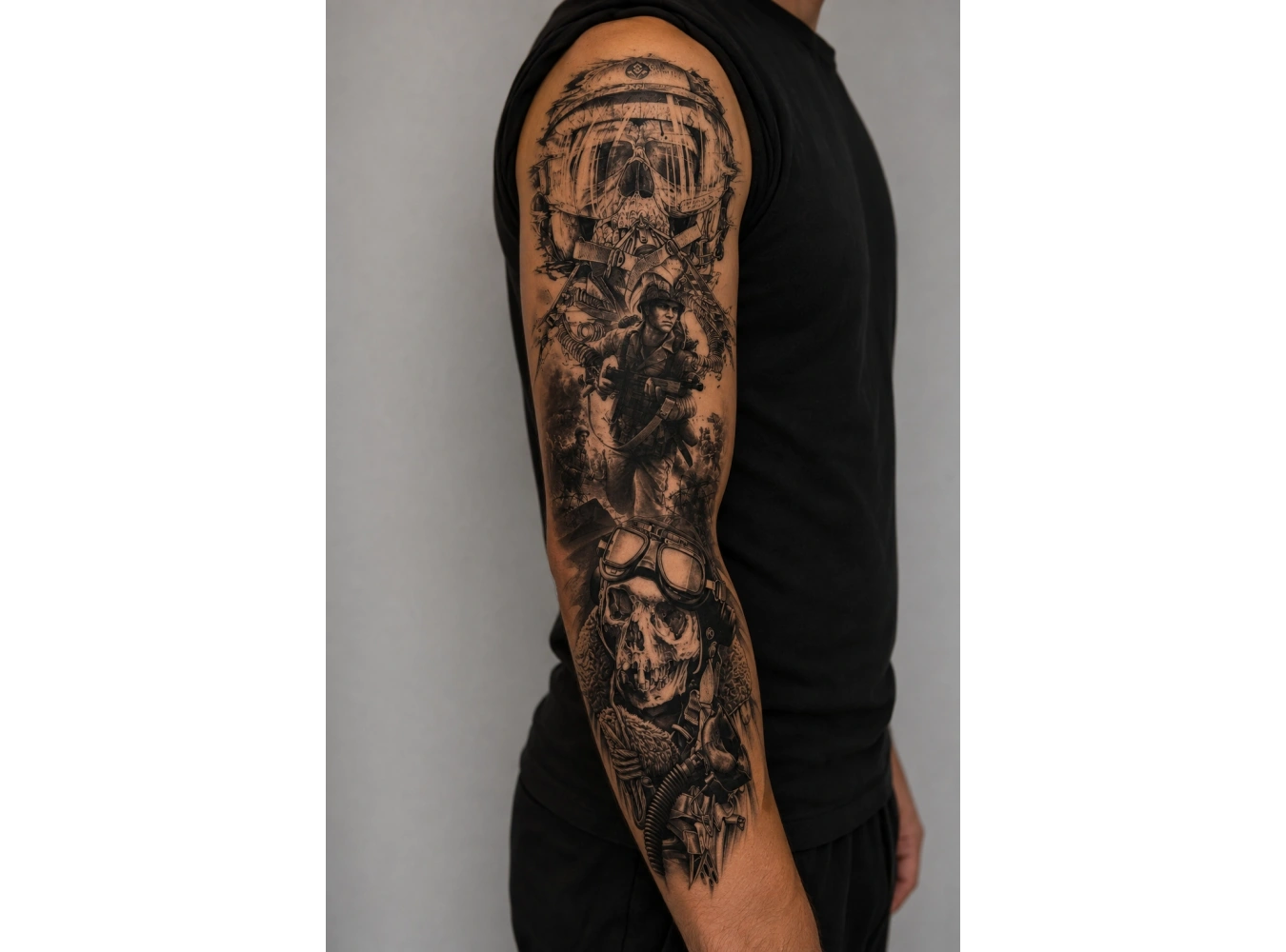 Kurukafa Geçici Dövme Tattoo