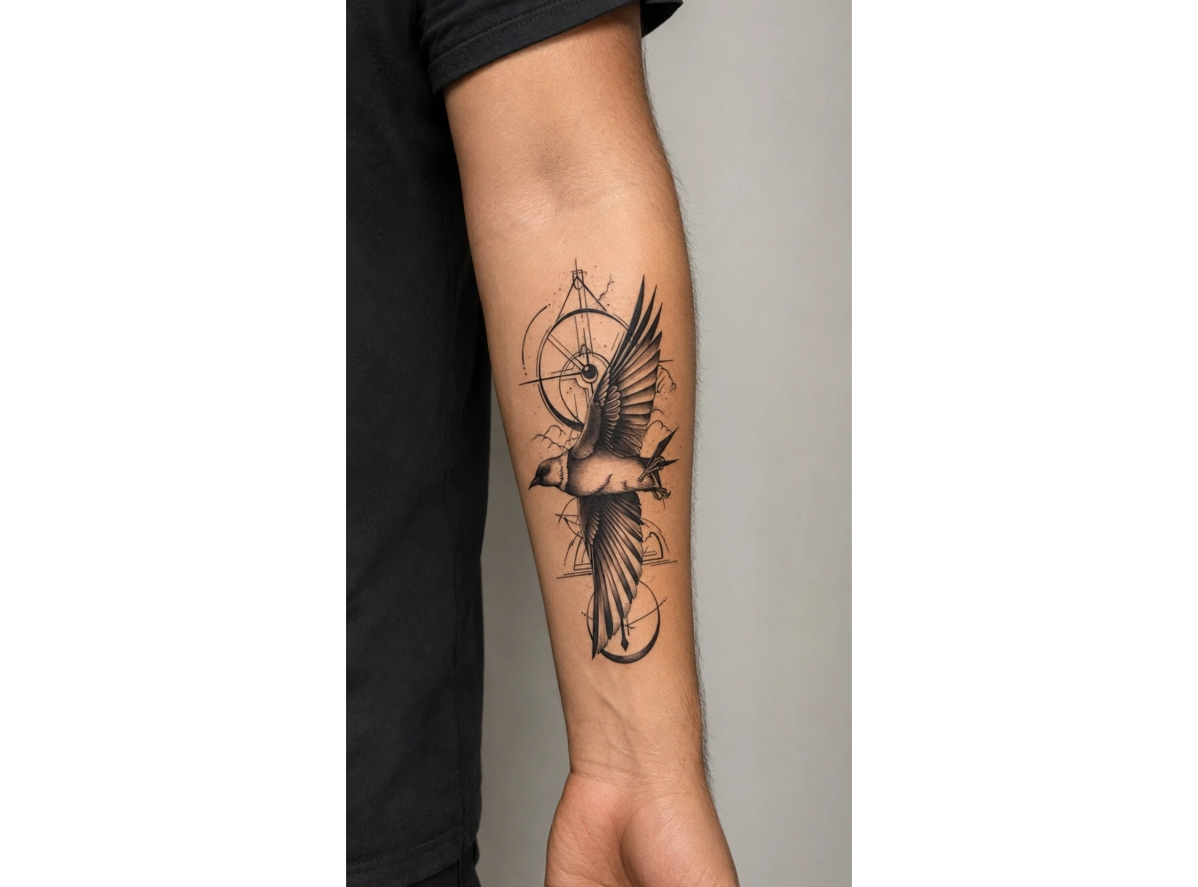 Kuş Dövme Geçici Tattoo