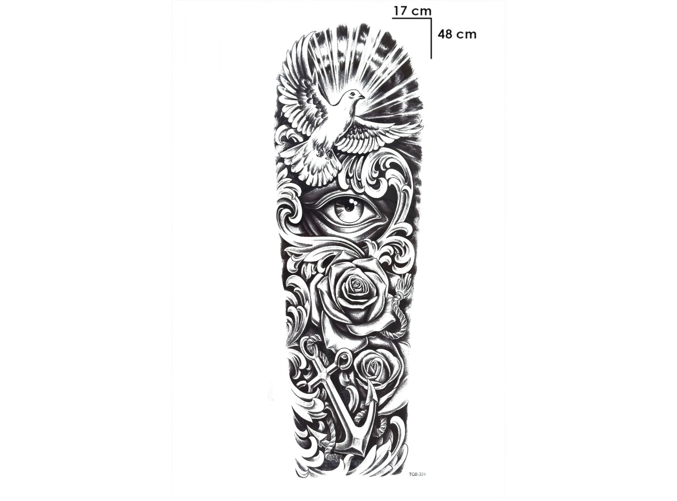 Kuş Ve Göz Geçici Dövme Tattoo