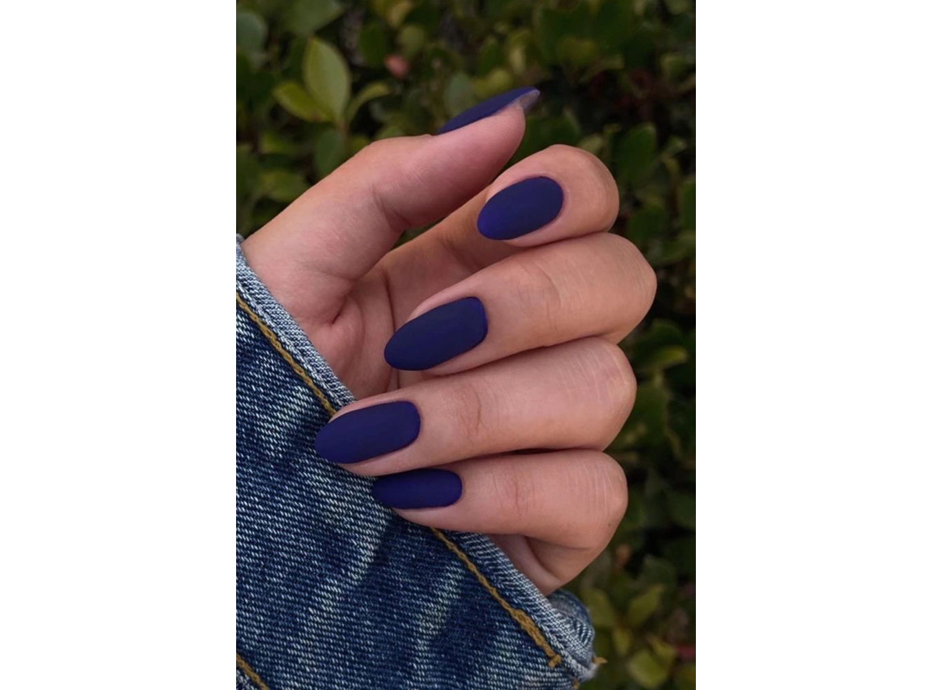 Lacivert Renk 12li Takma Takma Tırnak (Yapıştırıcılı)