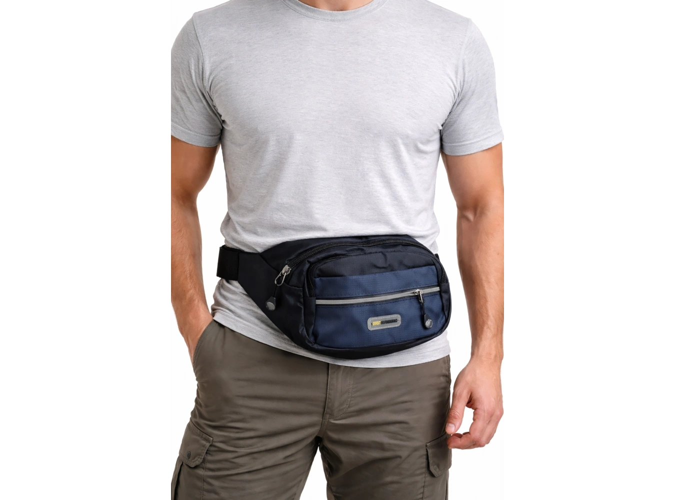 Lacivert Renk Erkek Bel Çantası