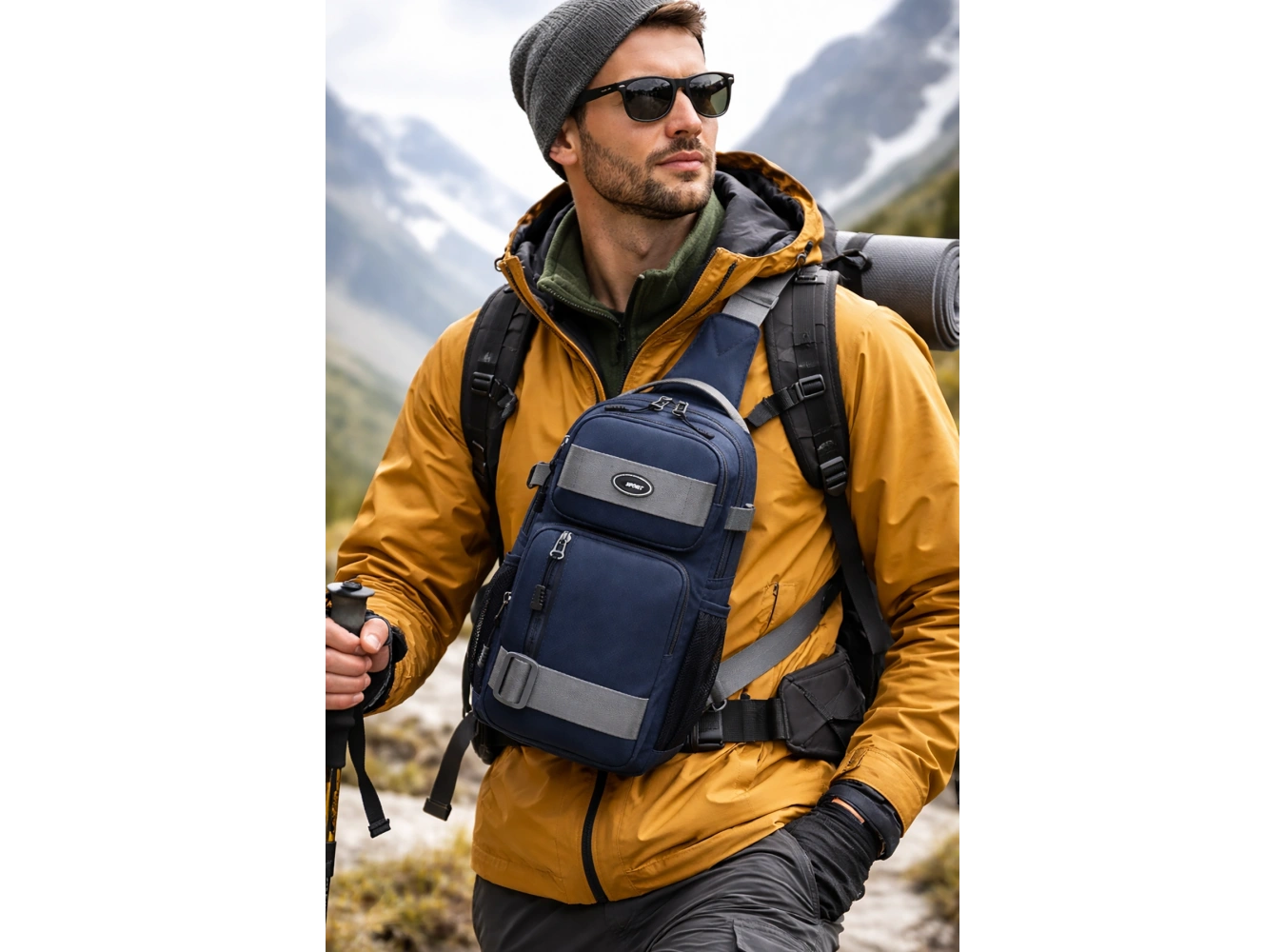 Lacivert Renk Erkek Omuz Çantası