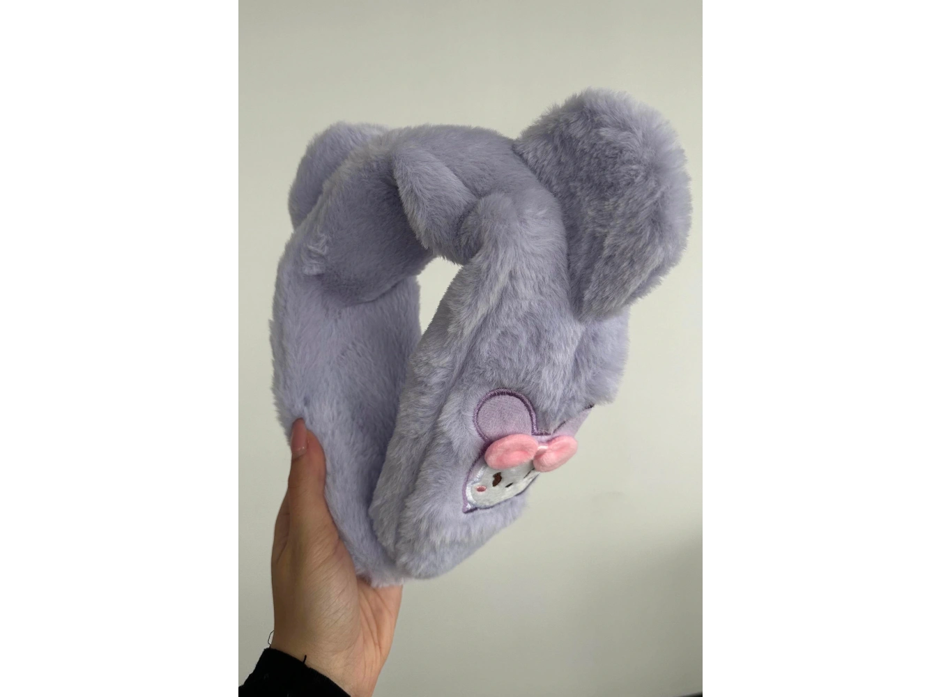 Lila Renk Ayıcık Figürlü Pembe Renk Ayıcık Figürlü