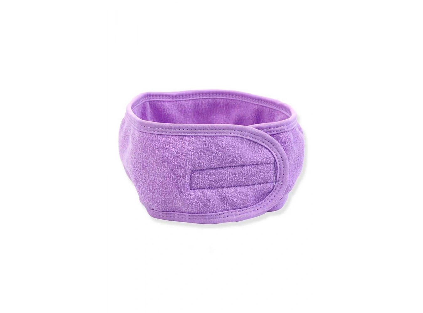 Lila Renk Cırt Bantlı Havlu Saç Bandı
