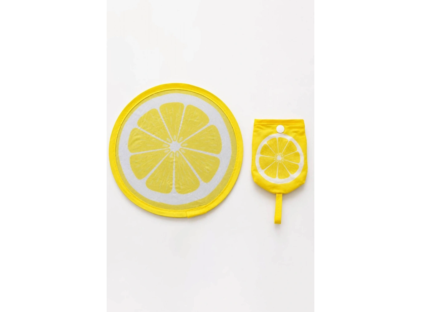 Limon  Desenli Katlanabilir Yelpaze