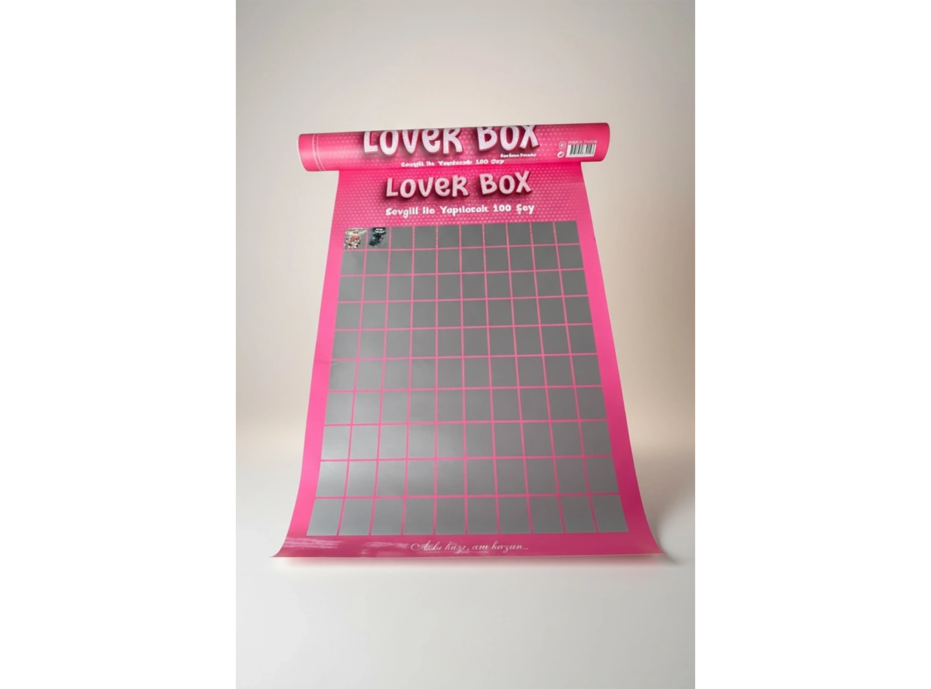 Lover Box Sevgili Ile Yapılacak 100 Şey Kazınabilir Poster