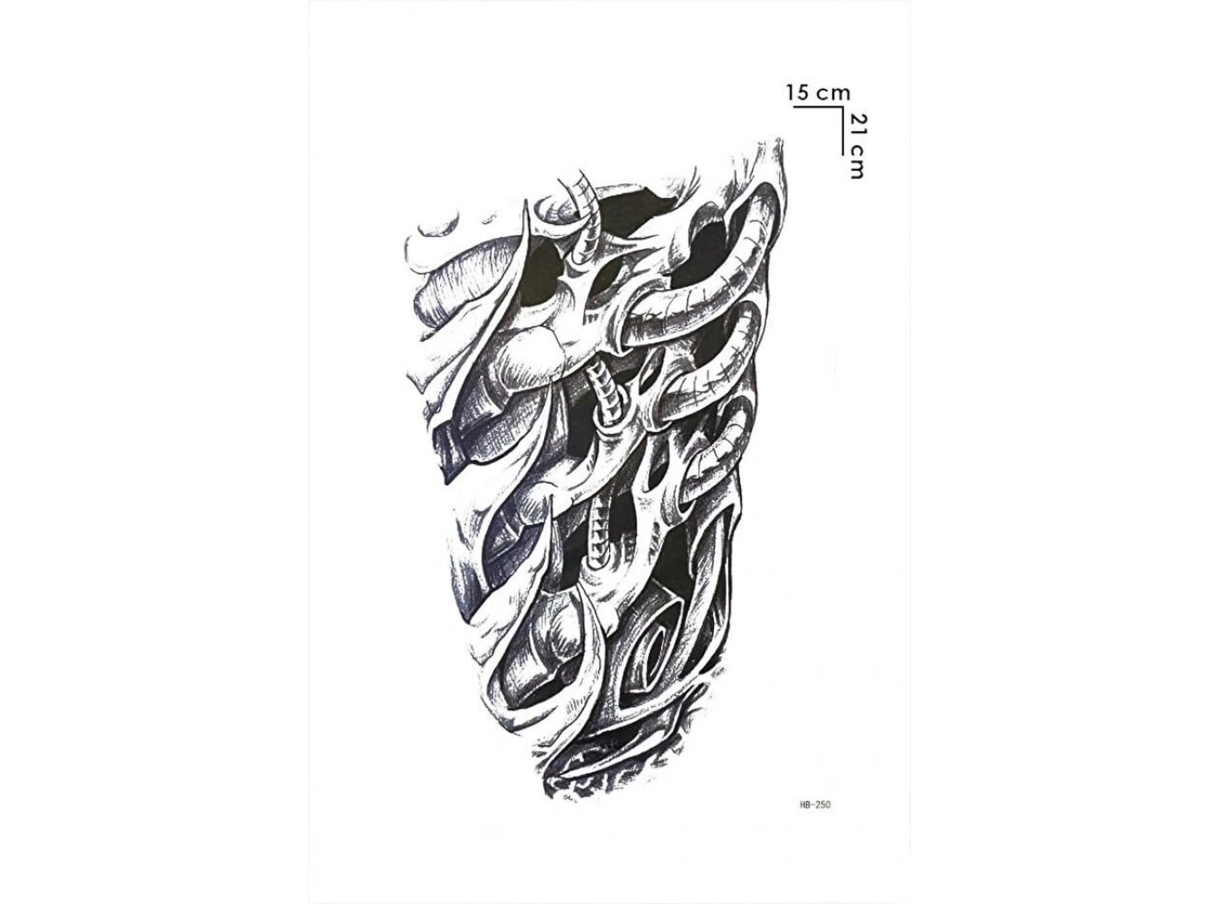 Makina Dövme Büyük Geçici Tattoo