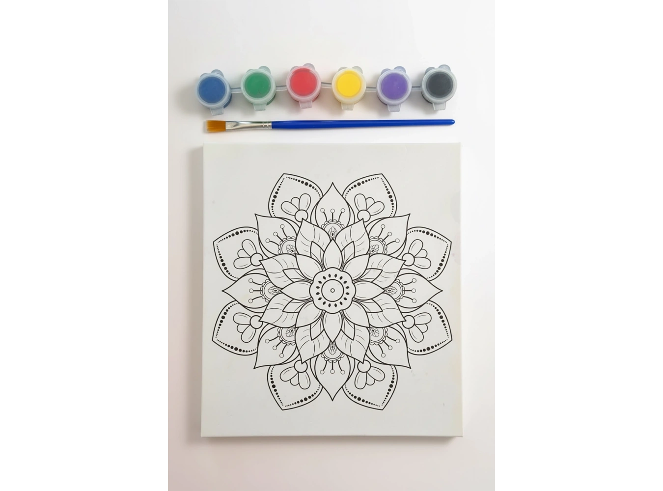 Mandala  Desenli Boyama Seti