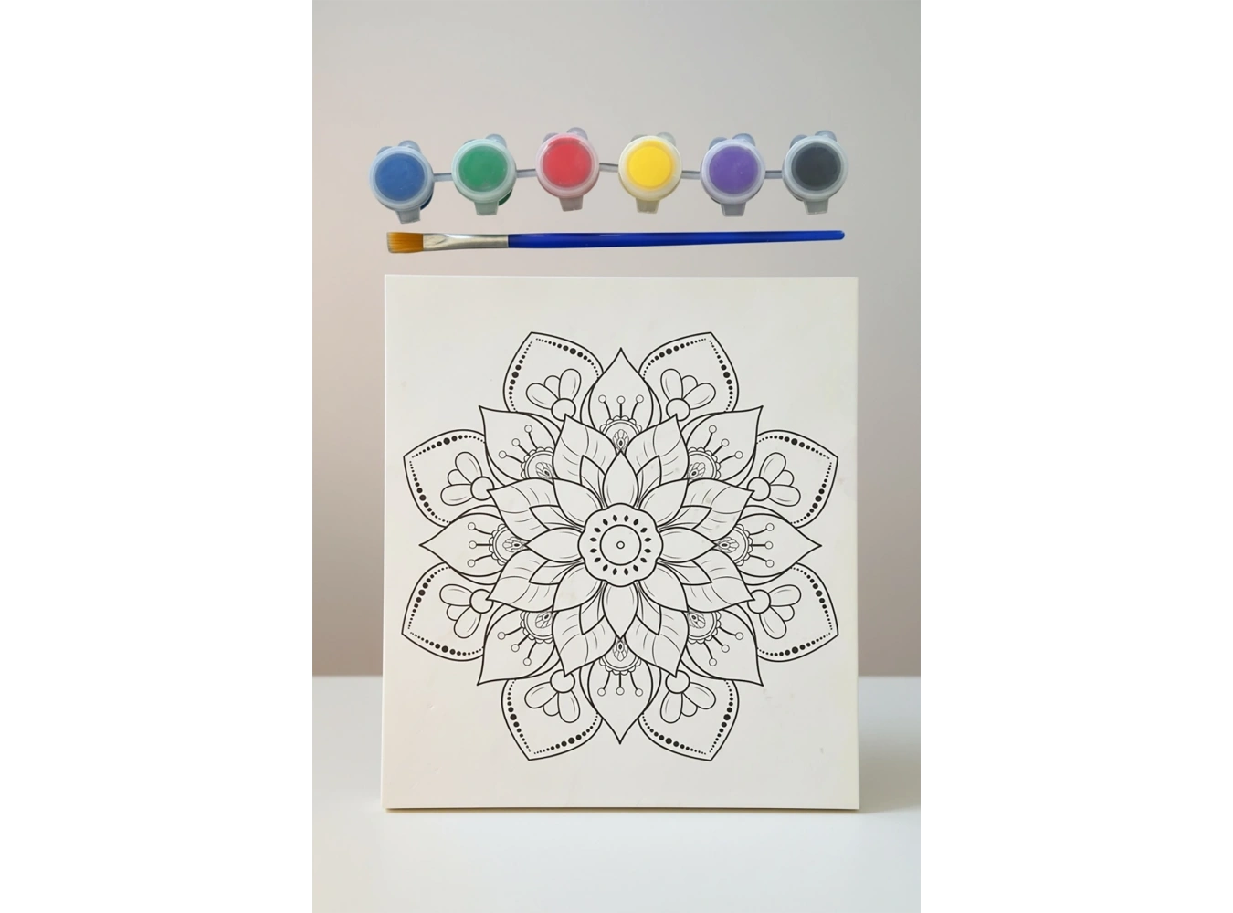 Mandala  Desenli Boyama Seti