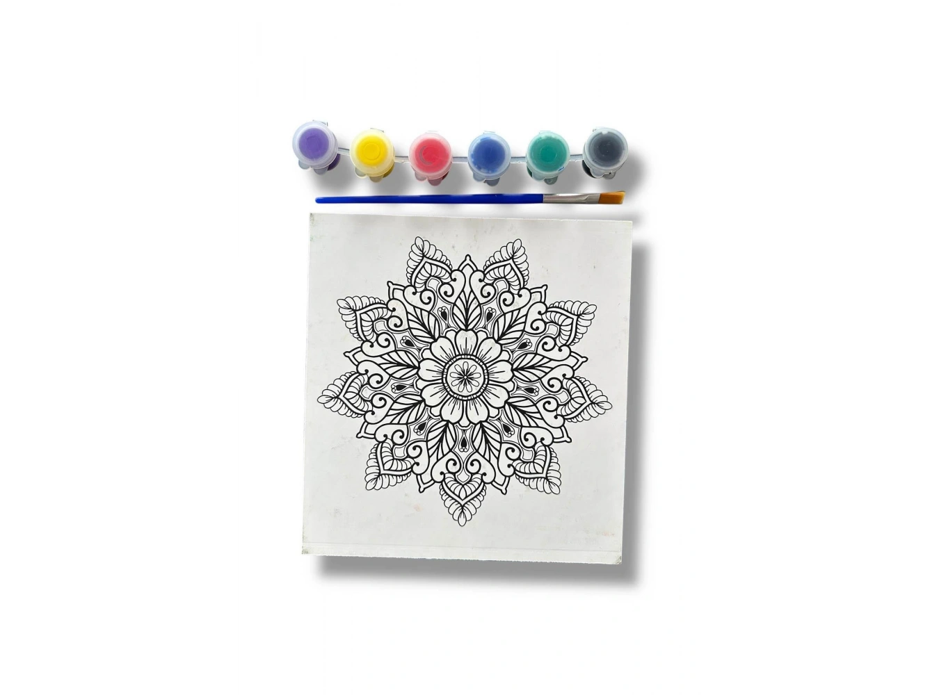 Mandala  Desenli Boyama Seti