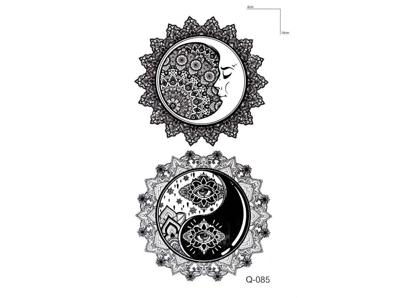 Mandala Mini Geçici Dövme Tattoo