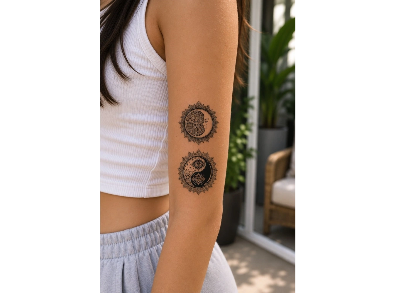 Mandala Mini Geçici Dövme Tattoo