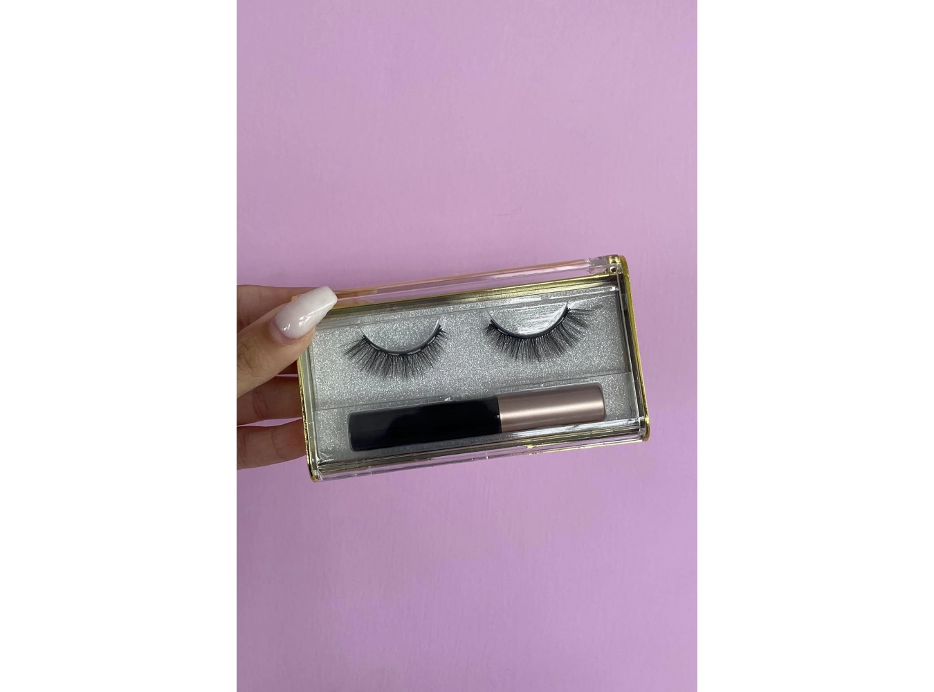 Manyetik Eyelinerlı Mıknatıslı Doğal Ipek Takma Kirpik #002 Yoğun