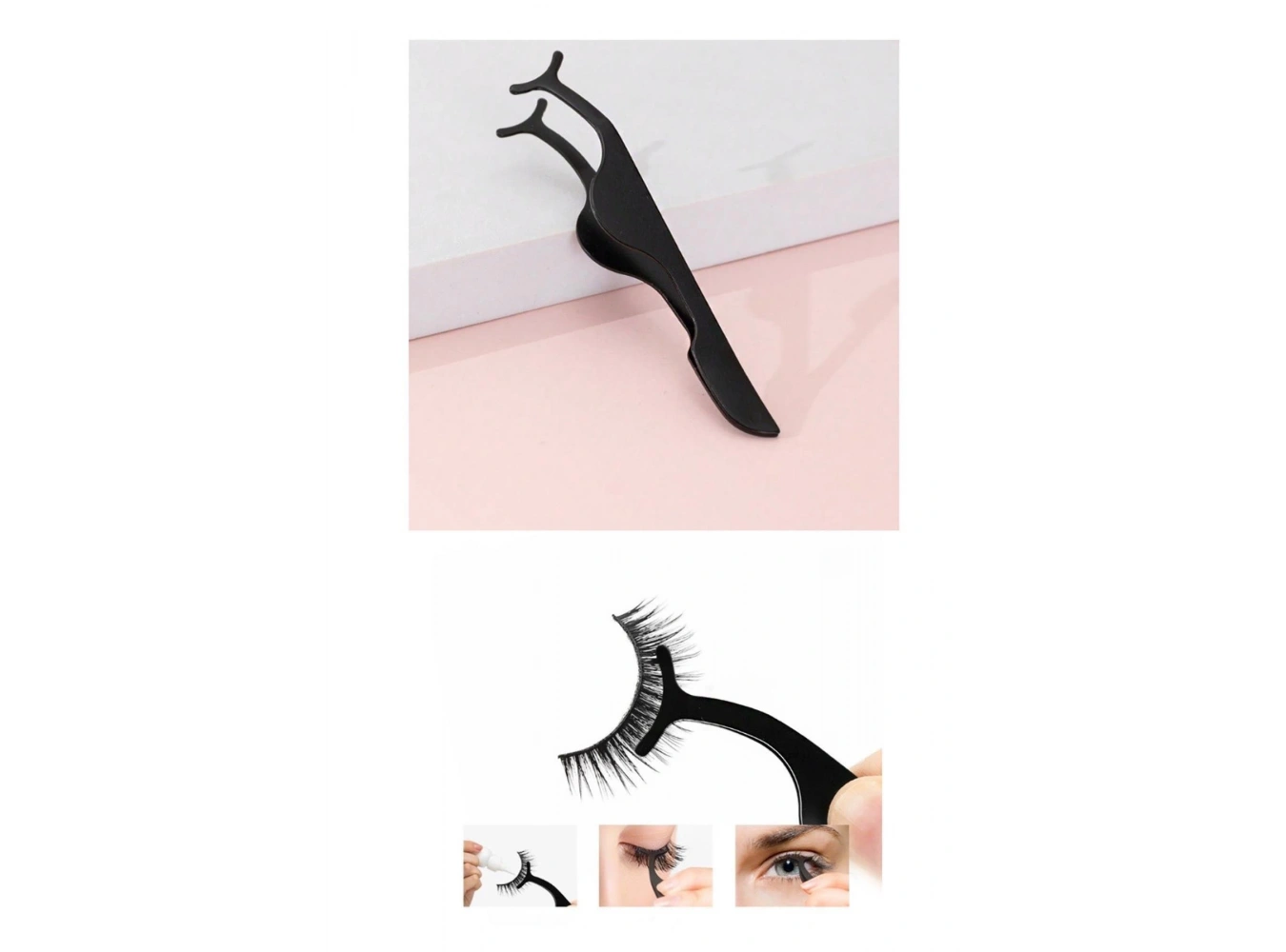 Manyetik Mıknatıslı Takma Kirpik Tutucu Uygulama Aparatı Aleti Kirpik Cımbızı