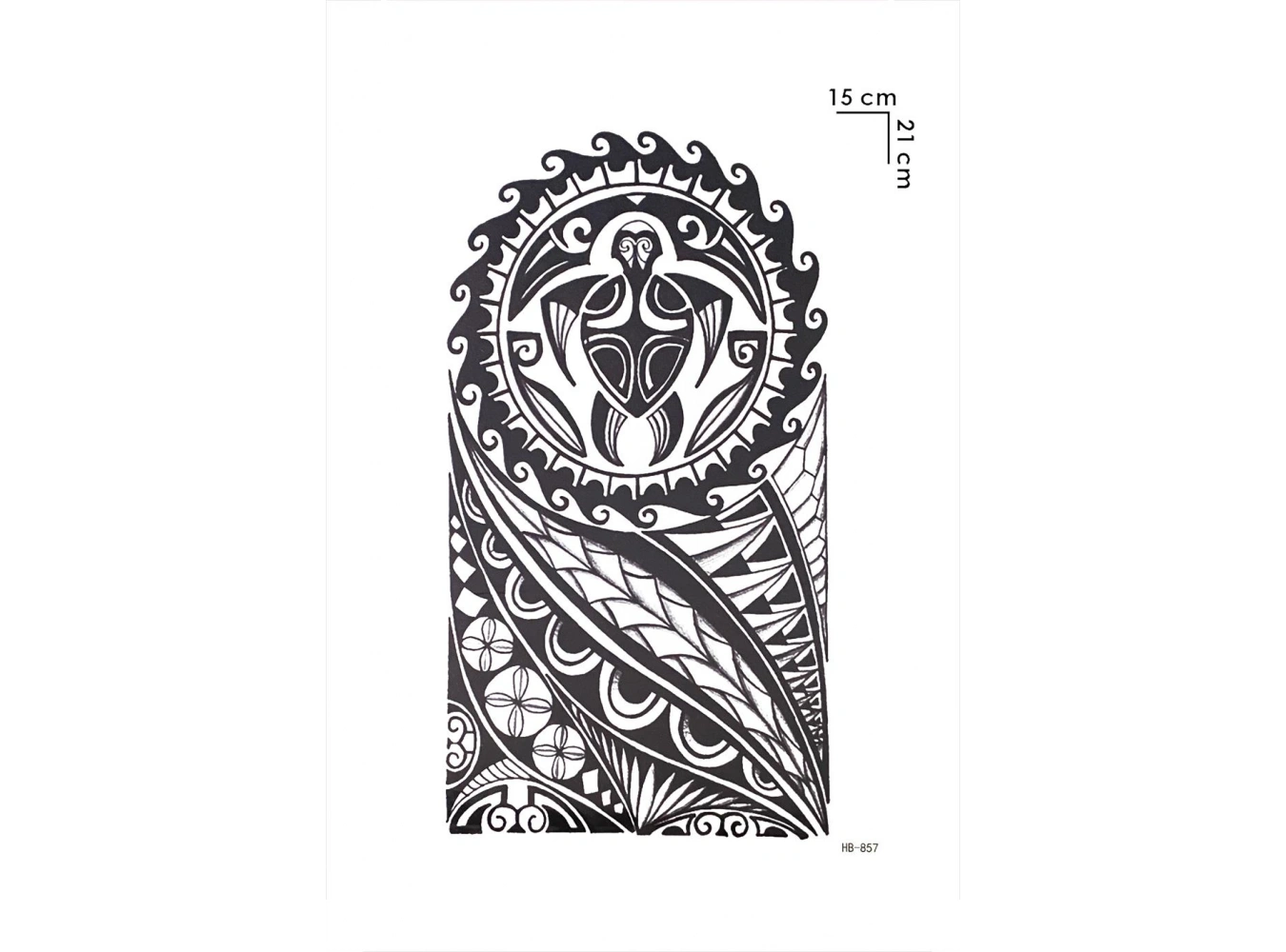 Maori Geçici Dövme Tattoo