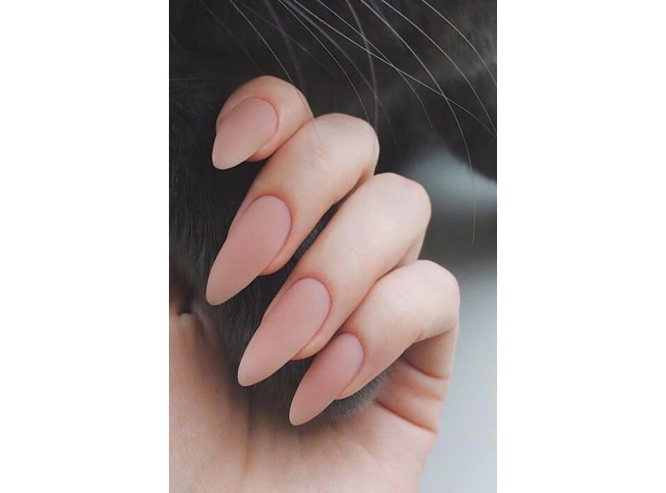 Mat Krem Renk 12li Takma Takma Tırnak