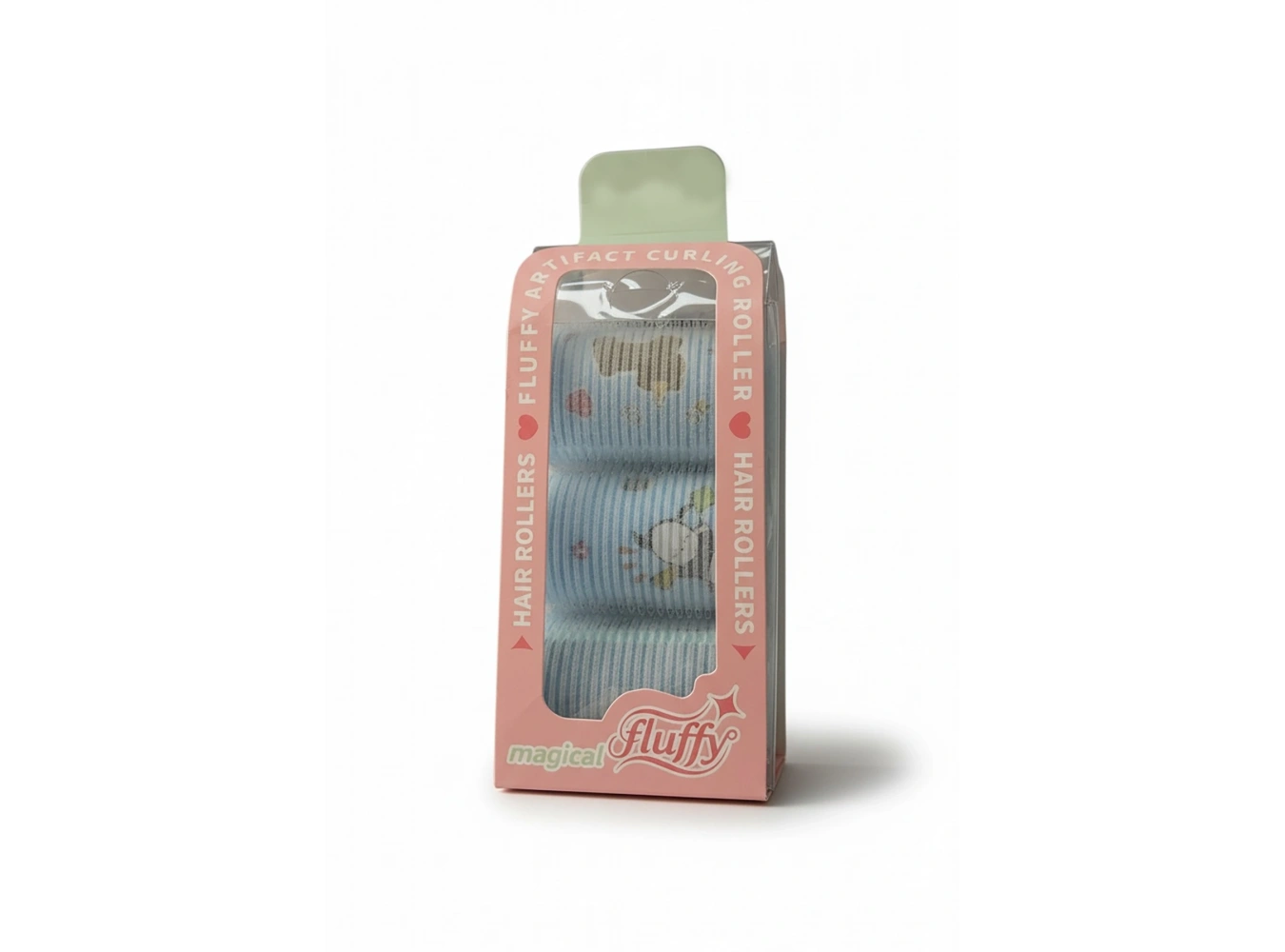 Mavi Renk 3lü Bigudi Set