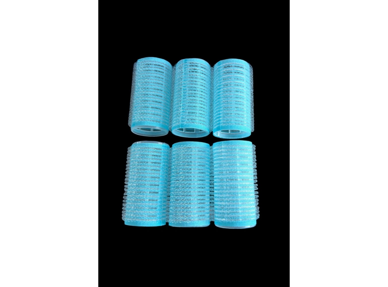 Mavi Renk 6lı Küçük Boy Bigudi Set
