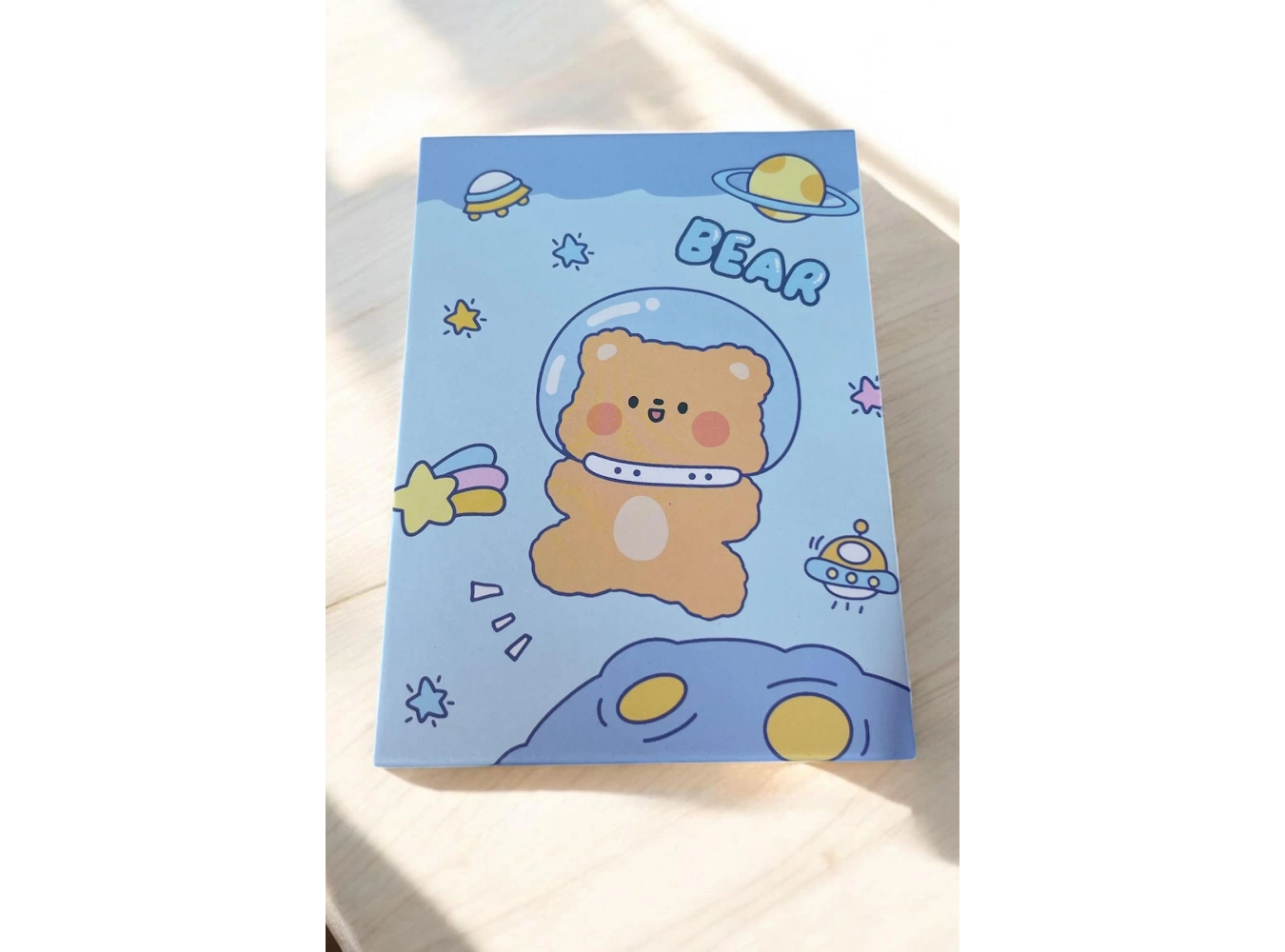 Mavi Renk Ayı Figürlü Masa Aynası