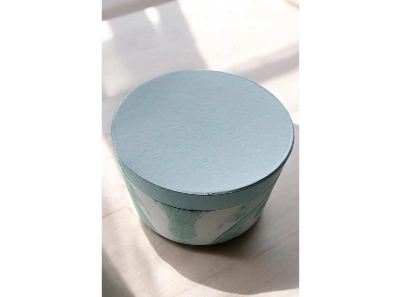 Mavi Renk Ayna Detaylı 2 Bölmeli Takı Organizeri