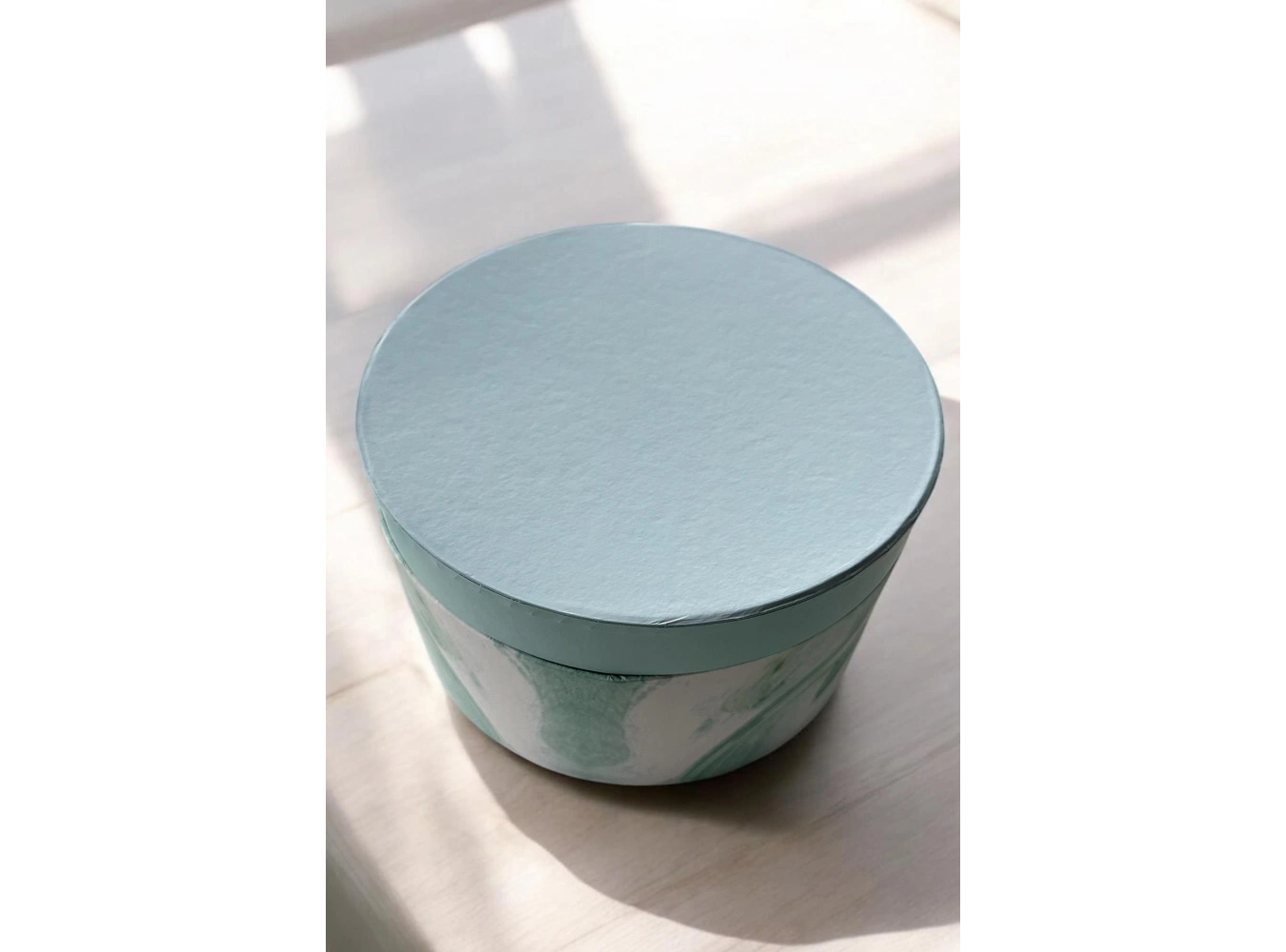 Mavi Renk Ayna Detaylı 2 Bölmeli Takı Organizeri