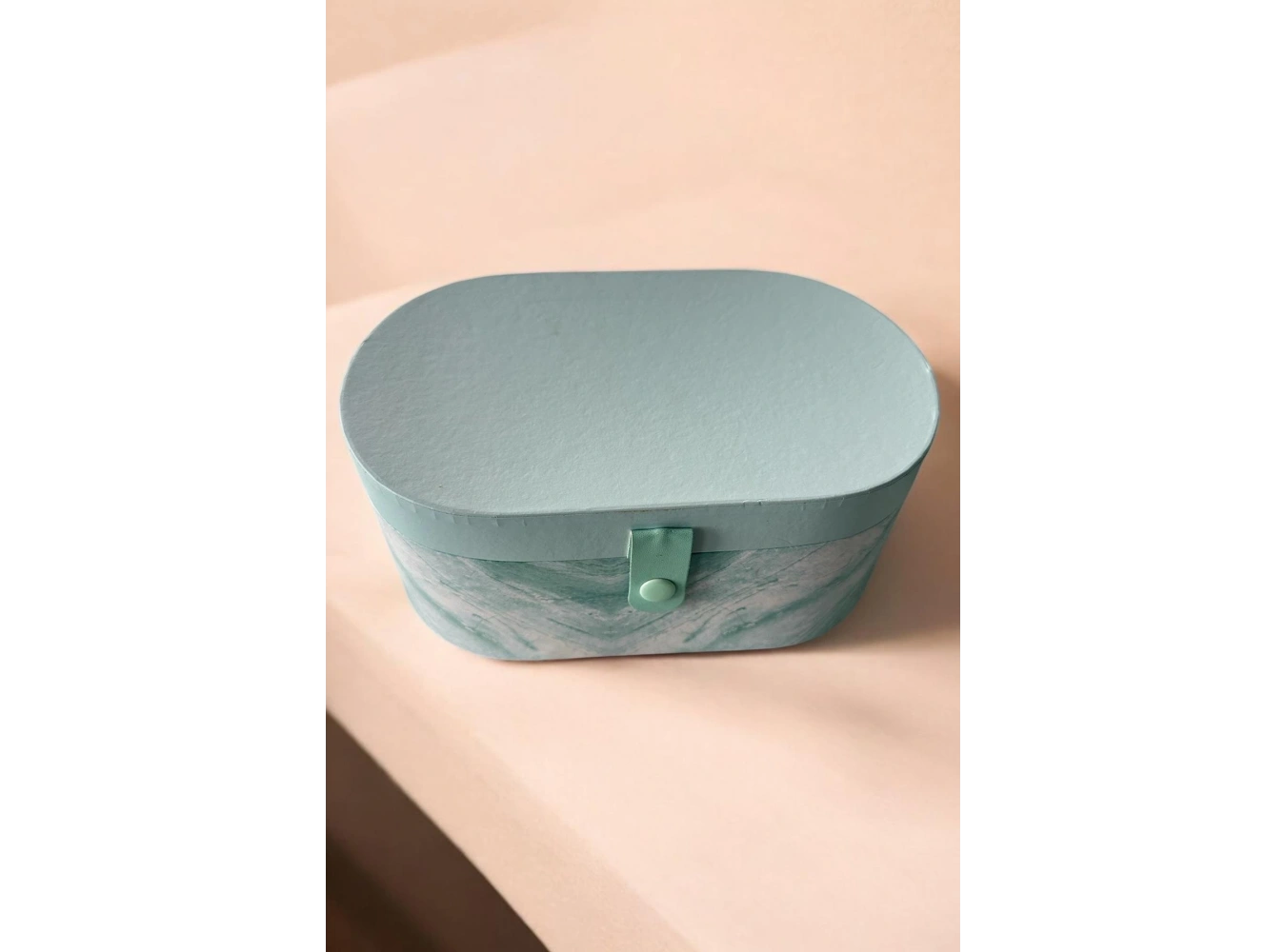 Mavi Renk Ayna Detaylı Takı Organizeri