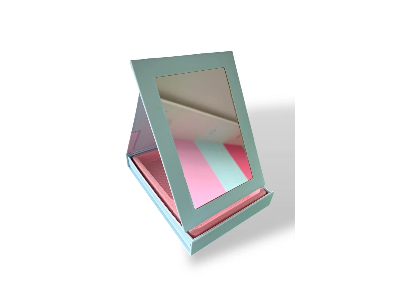 Mavi Renk Ayna Detaylı Takı Organizeri