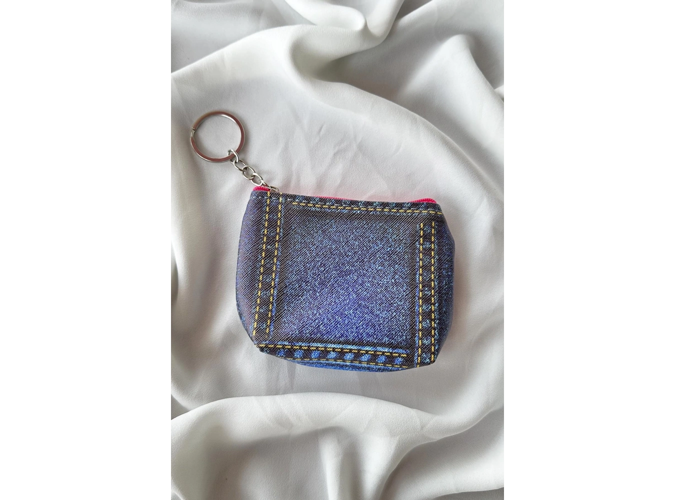 Mavi Renk Cep Figürlü Cüzdan Anahtarlık