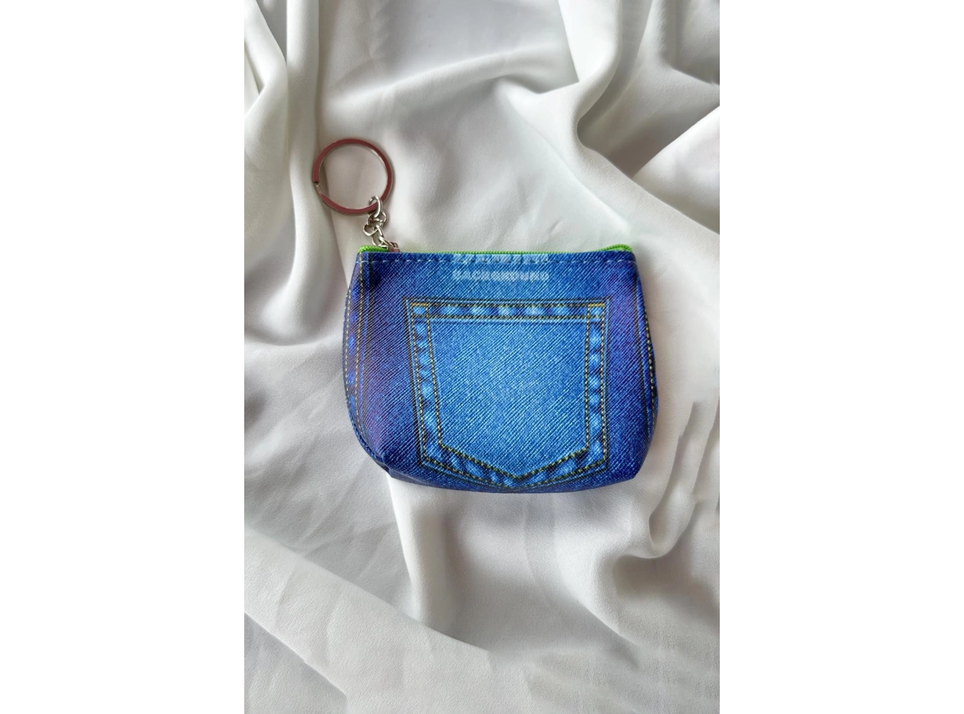 Mavi Renk Cep Figürlü Cüzdan Anahtarlık