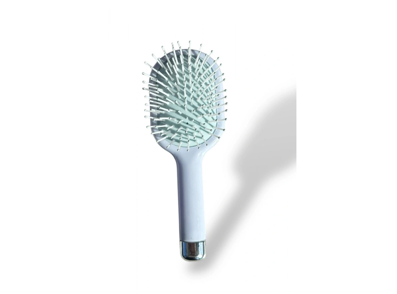 Mavi Renk Çiçek Detaylı Saç Tarama Fırçası/ Tarak