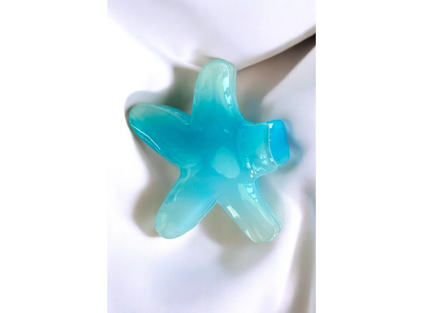 Mavi Renk Deniz Yıldızı Figürlü Mandal Toka