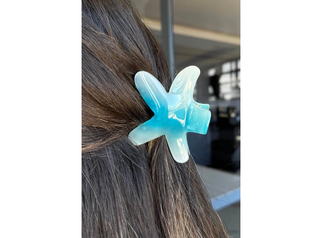 Mavi Renk Deniz Yıldızı Figürlü Mandal Toka