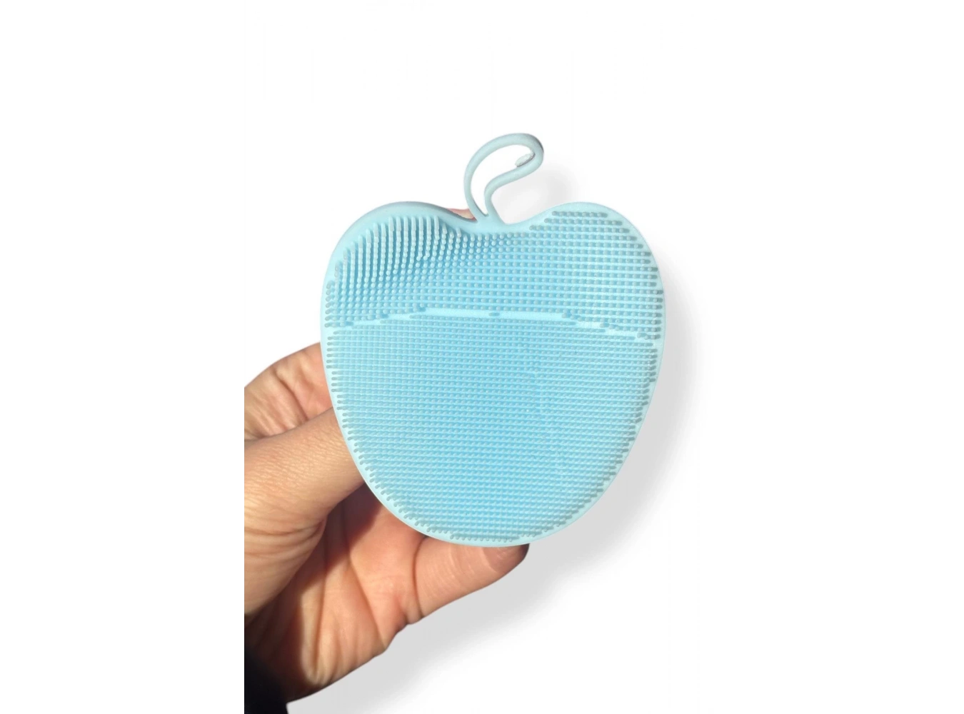 Mavi Renk Elma Figürlü Yüz Yıkama Aparatı