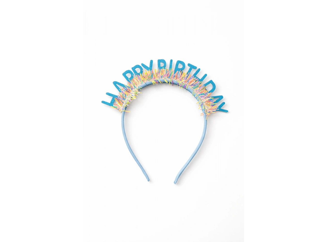 Mavi Renk Happy Birthday Yazılı Taç