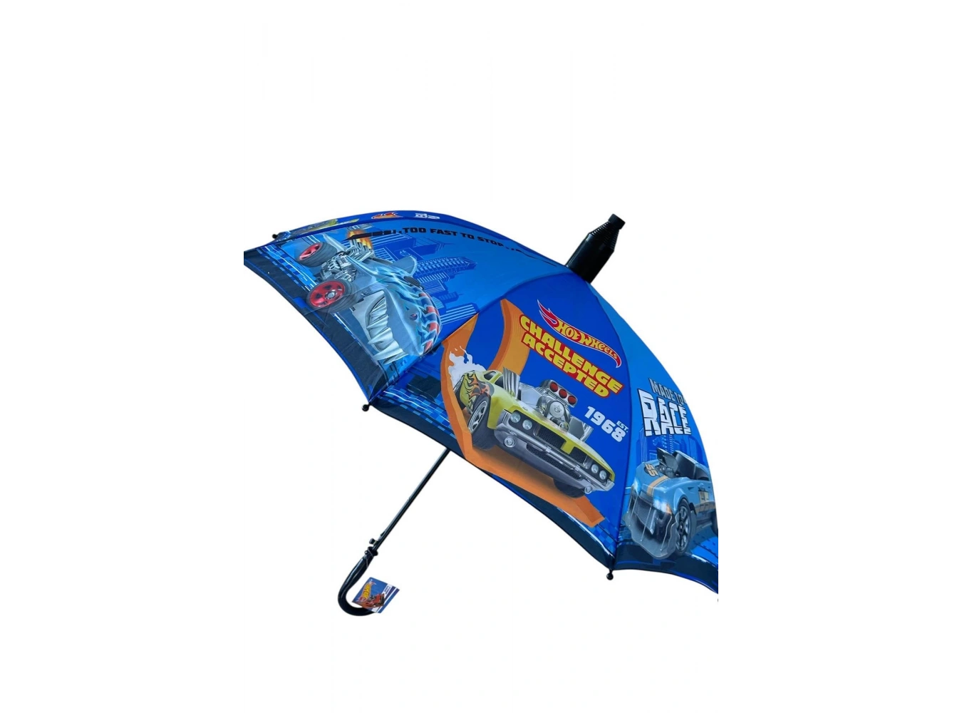 Mavi Renk Karışık Figürlü Kılıflı Çocuk Şemsiye