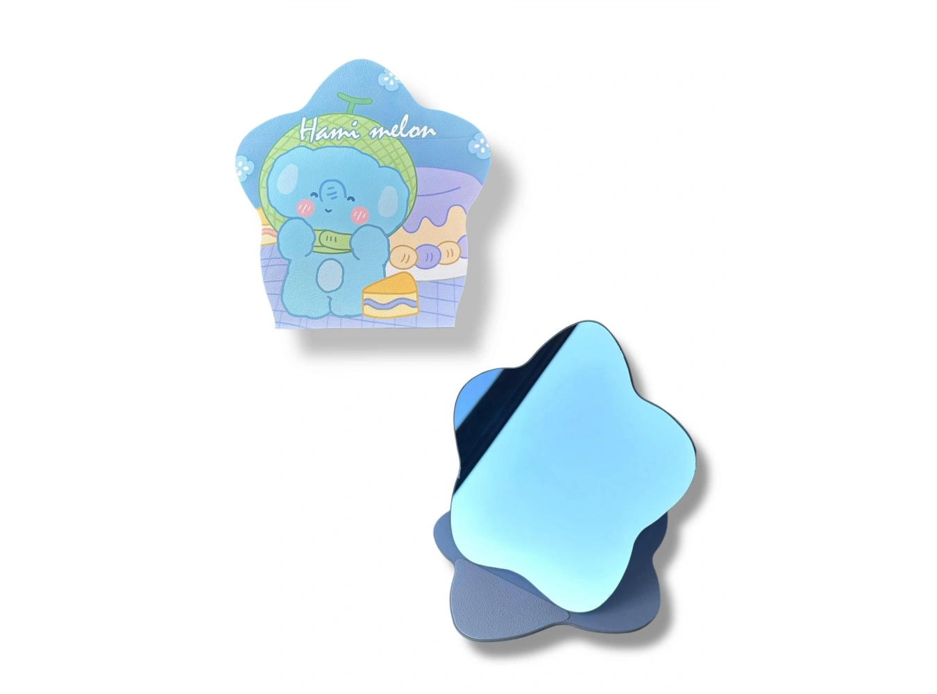 Mavi Renk Karışık Figürlü Masa Aynası