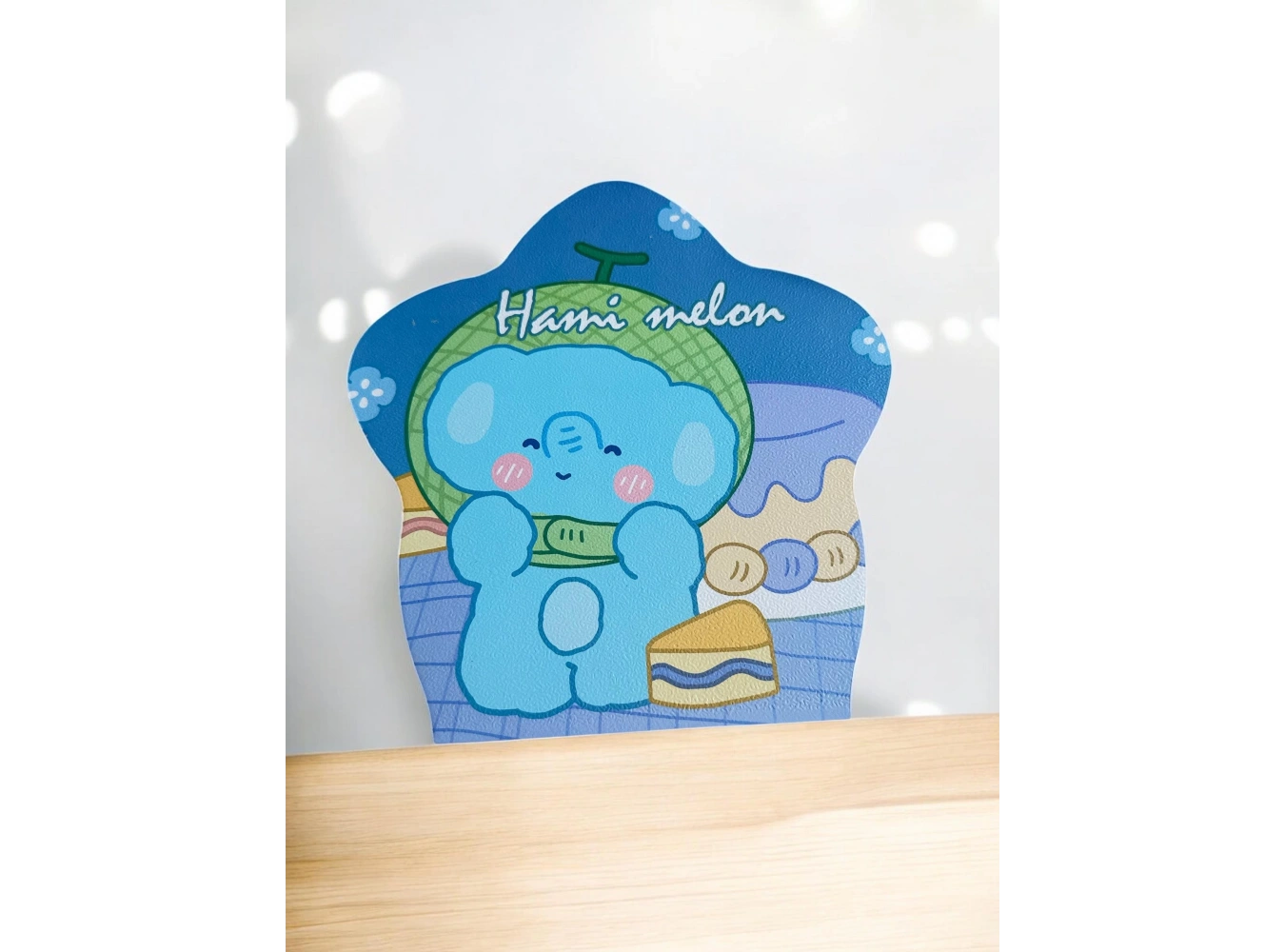 Mavi Renk Karışık Figürlü Masa Aynası