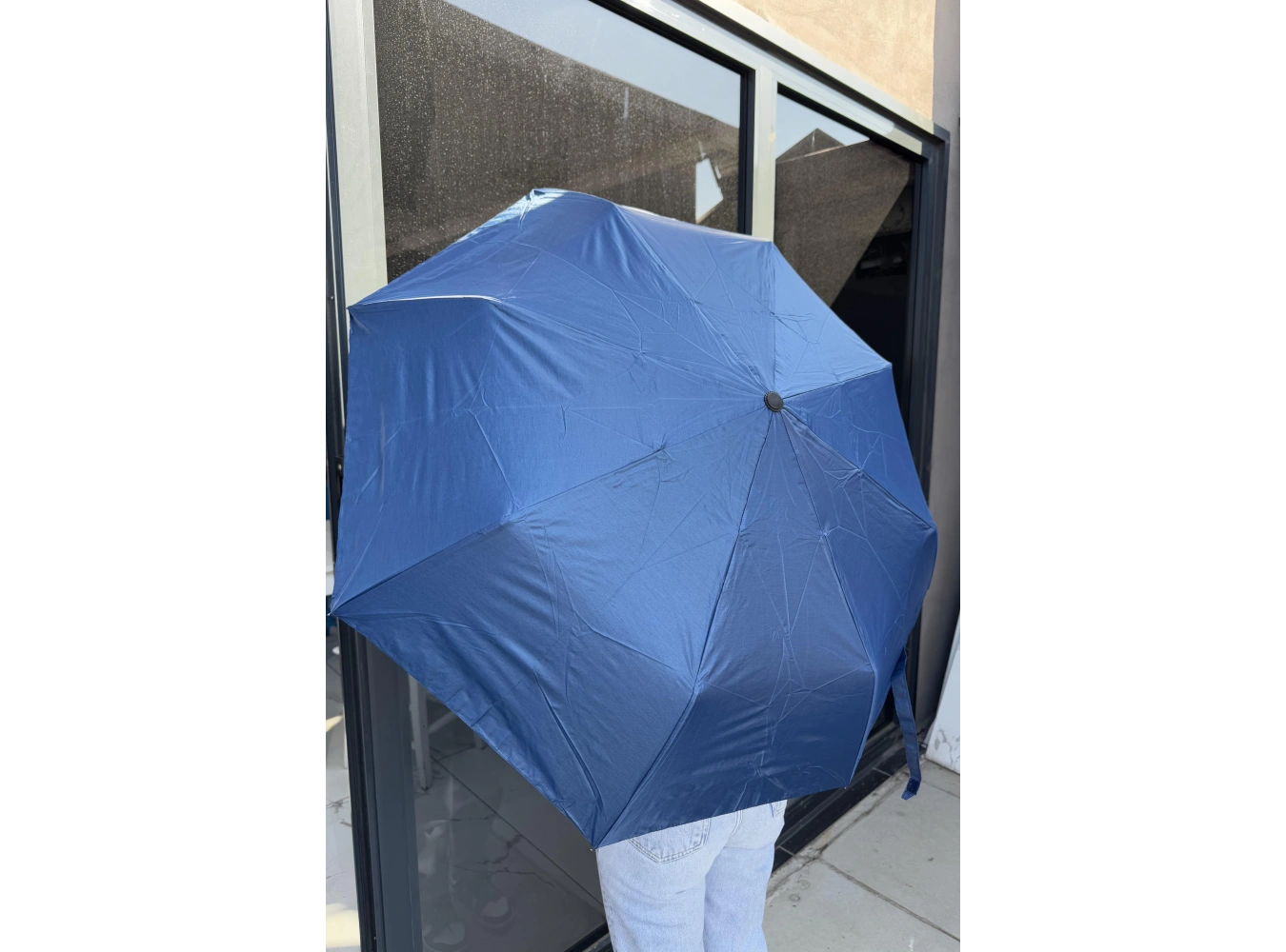 Mavi Renk Katlanabilir Şemsiye