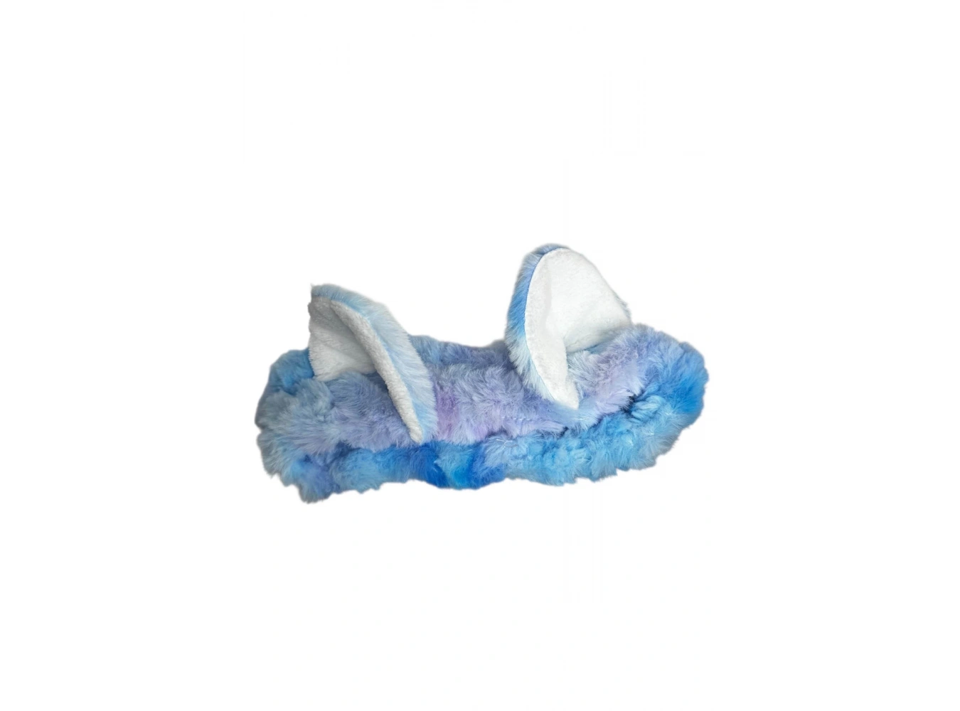 Mavi Renk Kulak Figürlü Peluş Saç Bandı