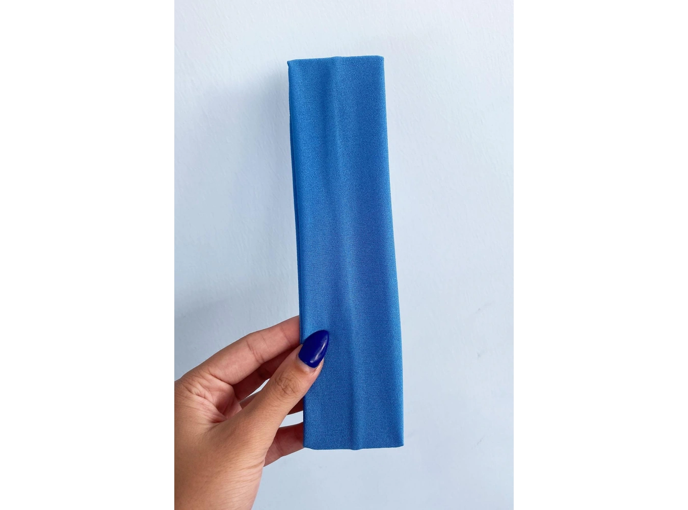 Mavi Renk Orta Boy Saç Bandı