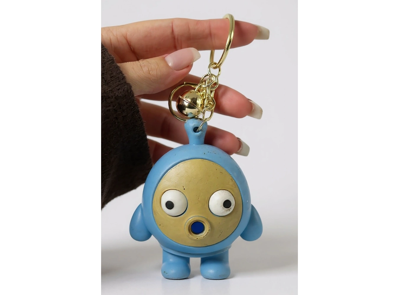 Mavi Renk Oyuncak Figürlü Anahtarlık