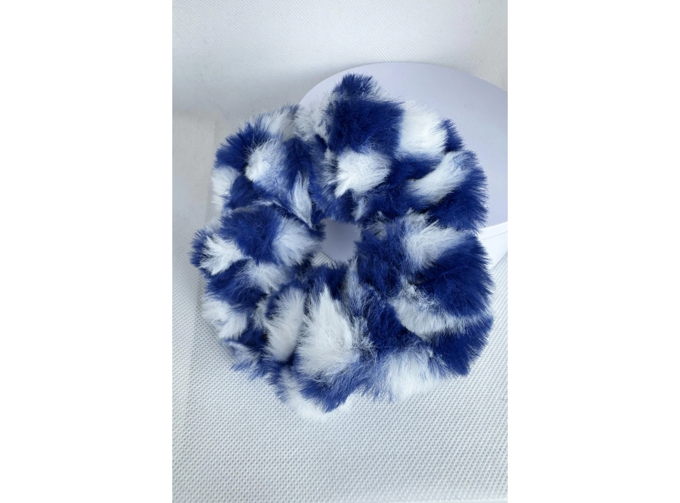 Mavi Renk Peluş Simit Toka