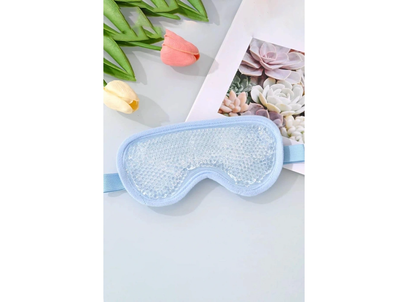 Mavi Renk Soğuk Kompres Jel Göz Altı Morlukları Azaltmaya Soğuk Sıcak Kompres Jel