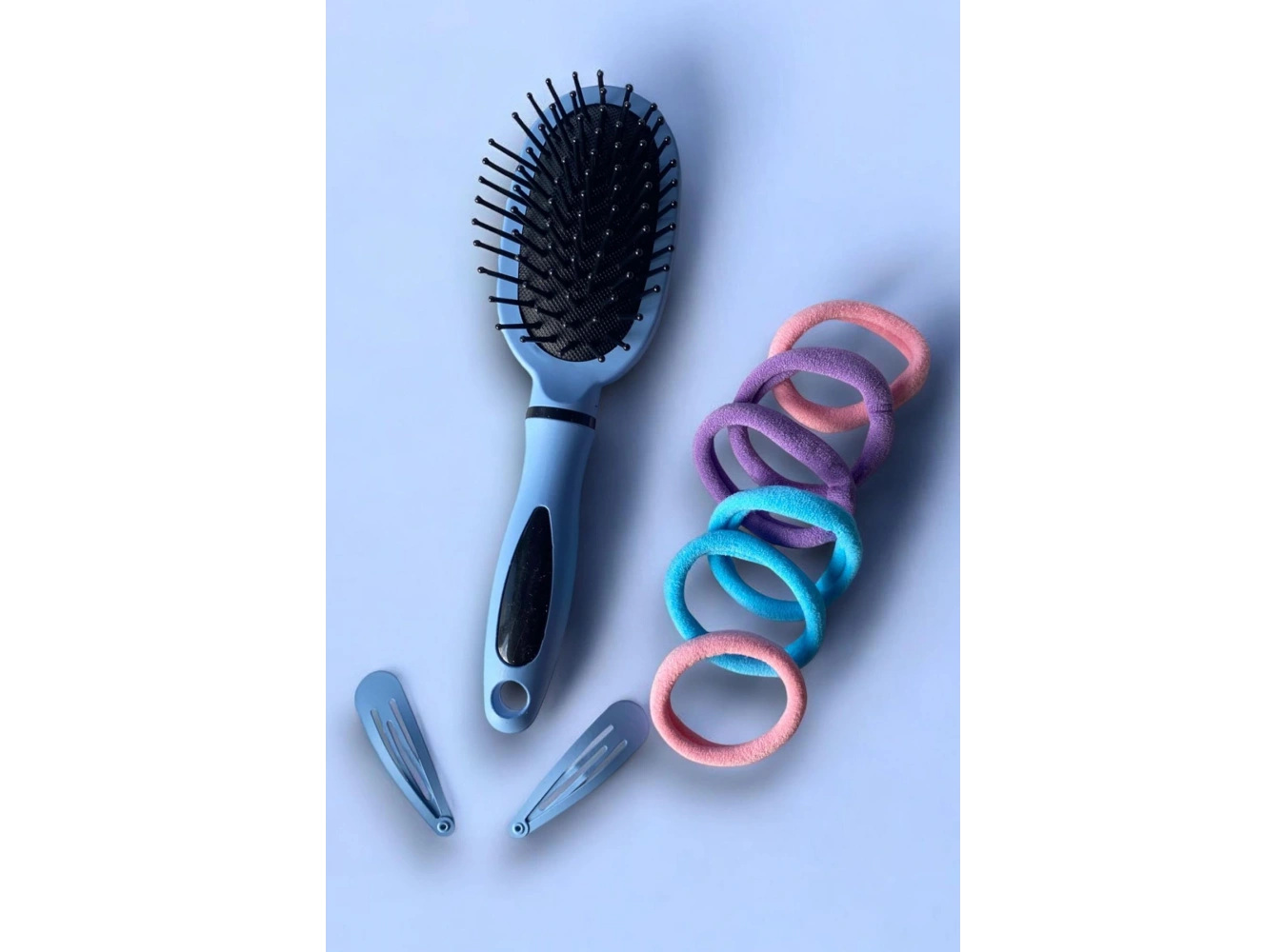 Mavi Renk Tarak Ve Toka Set